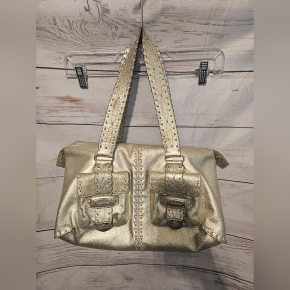 Michael KORS Gold Leather Bag - Picture 1 of 10